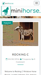 Mobile Screenshot of mini-horse.org