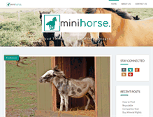 Tablet Screenshot of mini-horse.org